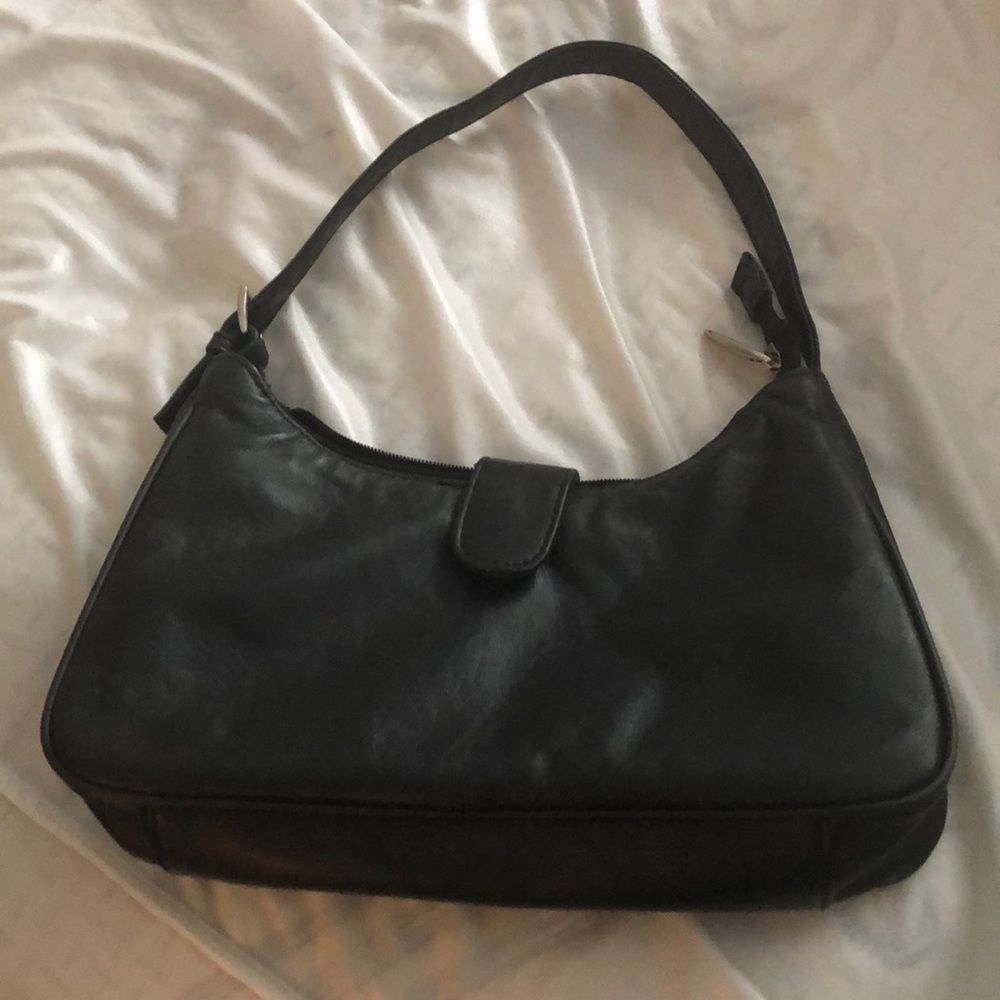 Small black handbag